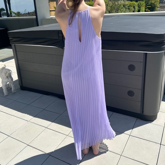Revolve Likely Pleated Maxi Dress in Lavender - Picture 4 of 11